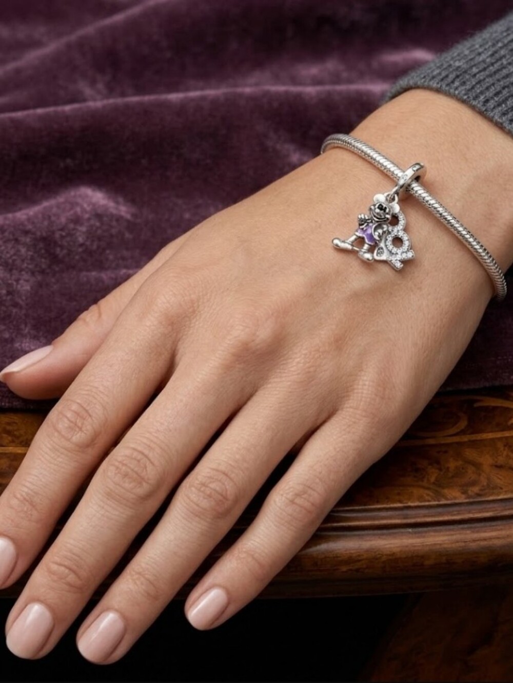 Mickey 100th Anniversary Pandora charm